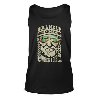Roll Me Up And Smoke Me When I Die Tank Top - Monsterry DE