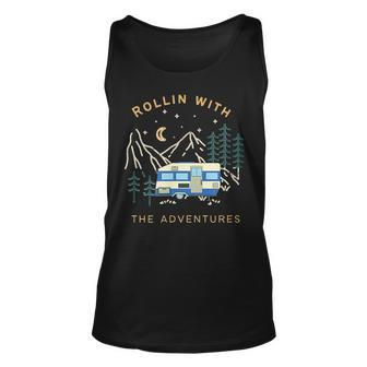 Rolling With The Adventures Embrace The Journey Unisex Tank Top | Mazezy