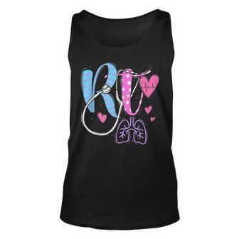 Rt - Respiratory Therapist Therapy Medical Practitioner Unisex Tank Top | Mazezy