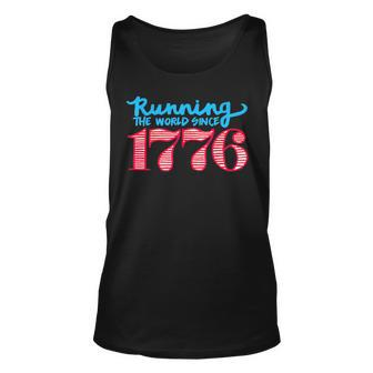 Running The World Since 1776 Usa Patriotic Patriotic Tank Top | Mazezy