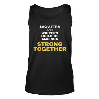 Sag Aftra Strong On Strike Classic Unisex Tank Top | Mazezy