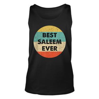 Saleem Name Unisex Tank Top - Thegiftio UK
