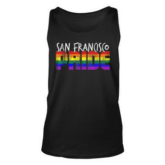 San Francisco Pride Lgbt Flag Unisex Tank Top | Mazezy