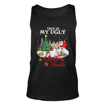 Santa Riding Shih Tzu This Is My Ugly Christmas Sweater Tank Top - Monsterry DE