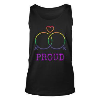 Sapphic Pride WW Lesbian Pride Lgbt Unisex Tank Top | Mazezy