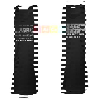 Sarcasm Primary Elements Of Humor Periodic Table Science Fun Tank Top | Mazezy