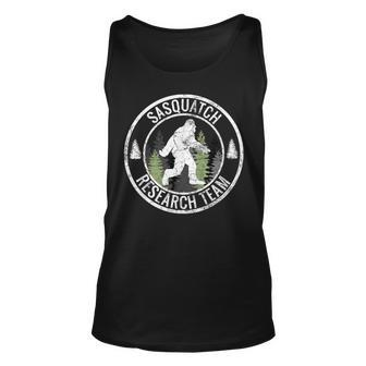 Sasquatch Research Team Bigfoot T Funny Novelty Gift Unisex Tank Top | Mazezy