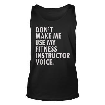 Saying Fitness Instructor Group Fitness Fitness Instructor Tank Top | Mazezy