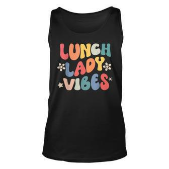 School Lunch Lady Vibes Back To School Cafeteria Crew Tank Top - Seseable