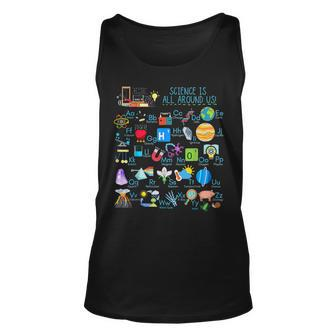 Science Is All Around Us Alphabet Abcs Physical Science Tank Top - Monsterry AU