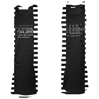 Science Sarcasm The Snarky Elements Periodic Table Unisex Tank Top | Mazezy