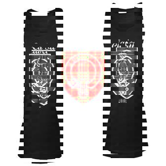 Scott Surname Last Name Scottish Clan Tartan Badge Crest Last Name Tank Top | Mazezy