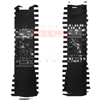 Scuba Diver Ugly Christmas Sweater Tank Top | Mazezy