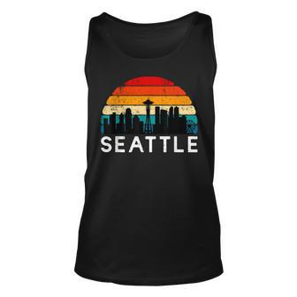Seattle Pride Love Seattle Retro Seattle City Of Seattle Tank Top | Mazezy