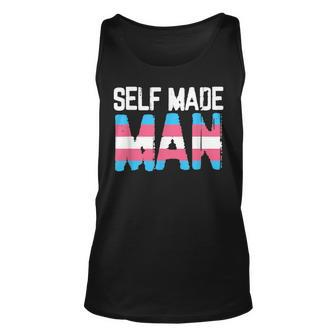 Selfmade Man Transgender Ftm Pride Lgbt Proud Trans People Unisex Tank Top | Mazezy CA