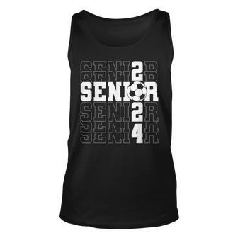 Senior 2024 Soccer Player Class Of 2024 Senior Graduation Tank Top - Seseable