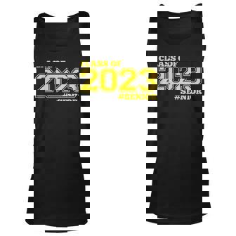 Senior Gold Grads Of 23 Senior Class Of 2023 Senior Swag 1 Unisex Tank Top | Mazezy