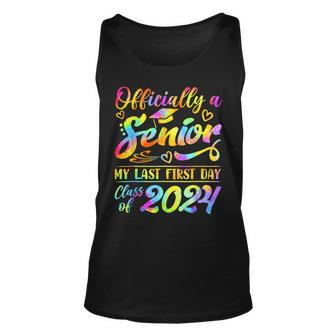 Senior Year 2024 Graduation Class Of 2024 My Last First Day Tank Top - Seseable