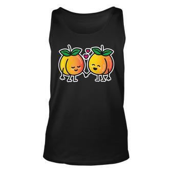 Sexting Peach Sex Dirty Lesbian Couple Lgbt Gay Pride Tank Top | Mazezy