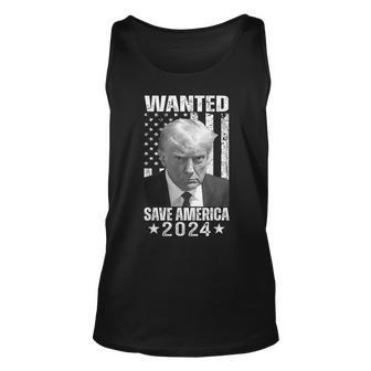 Shot T Wanted Save America 2024 Tank Top - Seseable