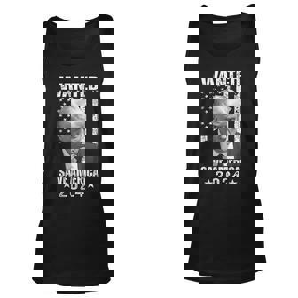 Shot T Wanted Save America 2024 Tank Top - Seseable