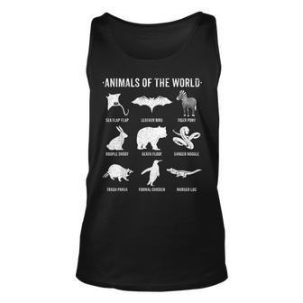 Simmple Vintage Humor Rare Animals Of The Worlds Animals Tank Top | Mazezy DE