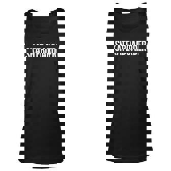 Skateboarder Job Title Work Uniform Costume Funny Unisex Tank Top | Mazezy