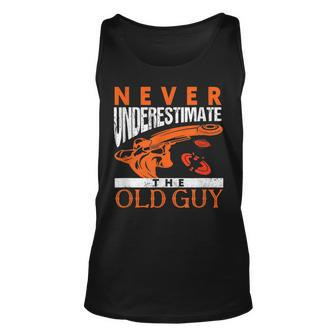 Skeet Shooting Never Underestimate The Old Guy Trap Shooters Tank Top | Mazezy