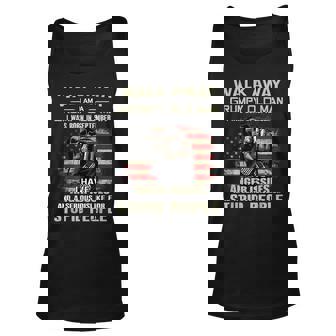 Skull Walk Away Im A Grumpy Old Man I Was Born In September Tank Top | Mazezy