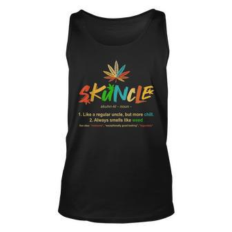 Skuncle Definition Weed Pot Cannabis Stoner Uncle For Uncle Tank Top | Mazezy
