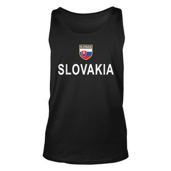 Slovakia Soccer - Slovak Football Jersey 2017 Unisex Tank Top | Mazezy