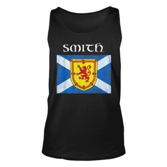 Smith Scottish Clan Name Scotland Flag Festival Smith Tank Top | Mazezy