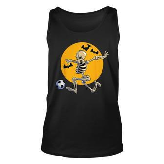 Soccer Skeleton Halloween Boys Soccer Player Halloween Tank Top | Mazezy