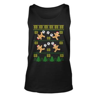 Soccer Ugly Christmas Sweater Holiday Tank Top - Monsterry DE