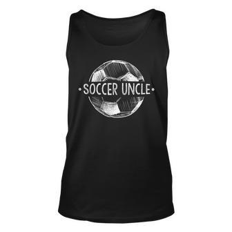 Soccer Uncle Family Matching Team Player Gift Sport Lover Unisex Tank Top | Mazezy