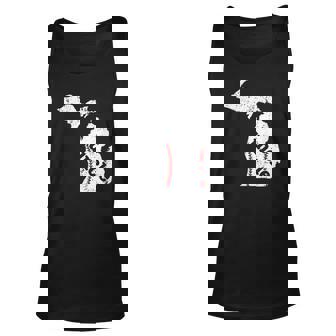 Softball Uncle Michigan Baseball Uncle Unisex Tank Top | Mazezy