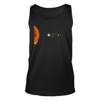 Solar System Nerd Galaxy Science And Planets Astronomy Unisex Tank Top - Monsterry