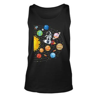 Solar System Planets Science Space Astronaut Universe Galaxy Tank Top | Mazezy
