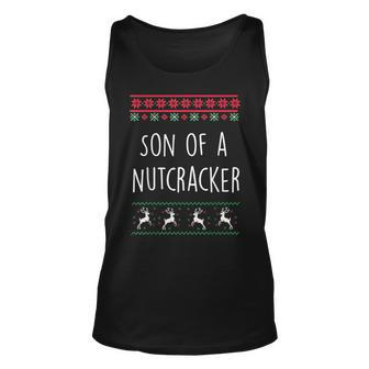 Son Of A Nutcracker Ugly Christmas Sweater Tank Top - Monsterry