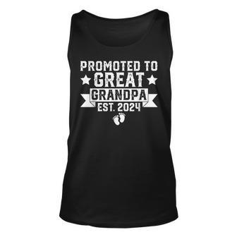 Soon To Be Great Grandfather Promoted To Great Grandpa 2024 Tank Top | Mazezy CA