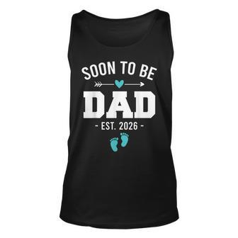 Soon To Be Dad Est 2026 New Dad Pregnancy Unisex Tank Top | Mazezy