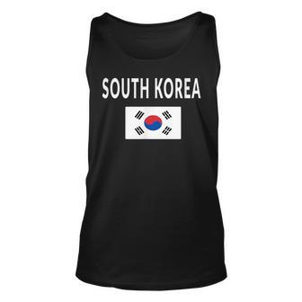South Korea Korean Flag Souvenir Gift Seoul Unisex Tank Top | Mazezy