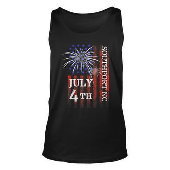 Southport Nc 4Th Of July Independence Day Unisex Tank Top | Mazezy