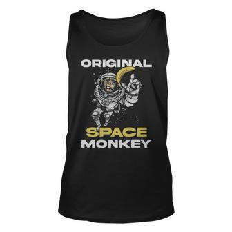 Space Monkey Funny Space Gift - Space Monkey Funny Space Gift Unisex Tank Top - Monsterry UK