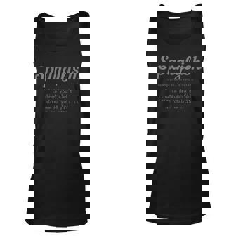 Spanglish Definition Funny Hispanic Puerto Rican Mexican Unisex Tank Top | Mazezy