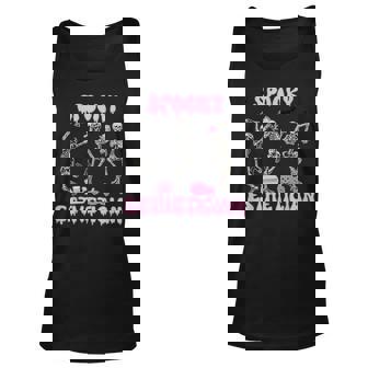Spooky Esthetician Halloween Skeleton Skin Therapist Case Tank Top - Seseable