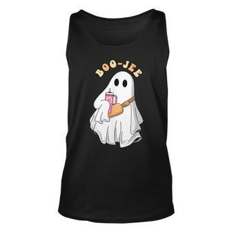 Spooky Season Cute Ghost Halloween Costume Boujee Boo-Jee Tank Top | Mazezy