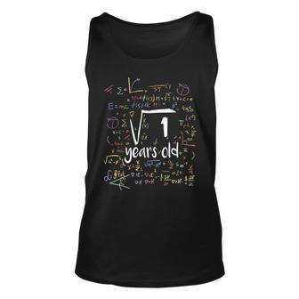 Square Root Of 1 Nerd 1 Years Old 1Th Birthday Math Math Tank Top | Mazezy