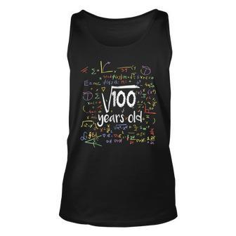 Square Root Of 100 10Th Birthday 10 Year Old Math Math Tank Top | Mazezy