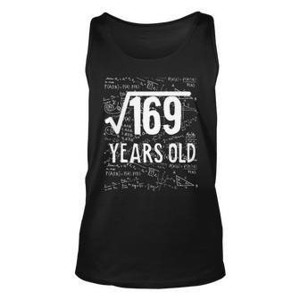 Square Root Of 169 13Th Birthday Math 13 Years Old Math Tank Top | Mazezy